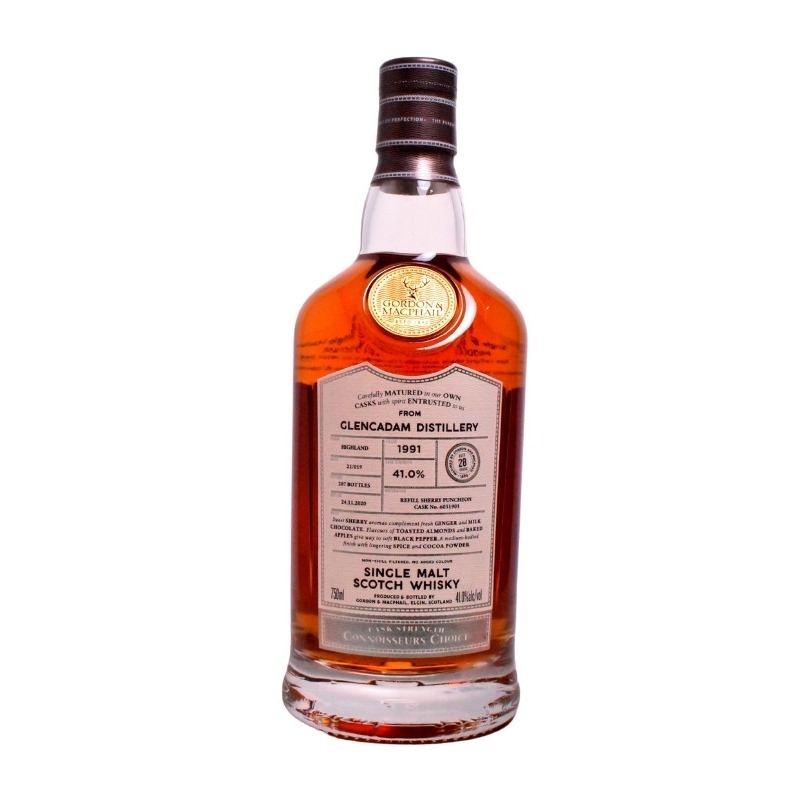 CONNOISSEURS CHOICE GLENCADAM 1991